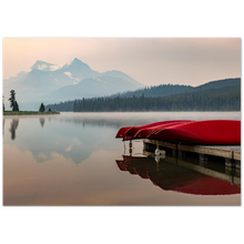 Load image into Gallery viewer, Smokey Sunrise Over Maligne Lake
